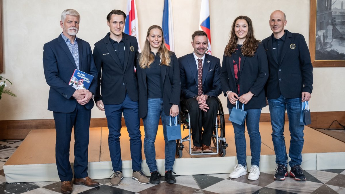 Petr Pavel přivítal olympioniky a paralympionky. (31.3.2026)