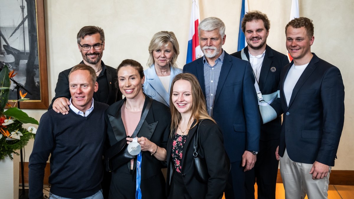 Petr Pavel přivítal olympioniky a paralympionky. (31.3.2026)