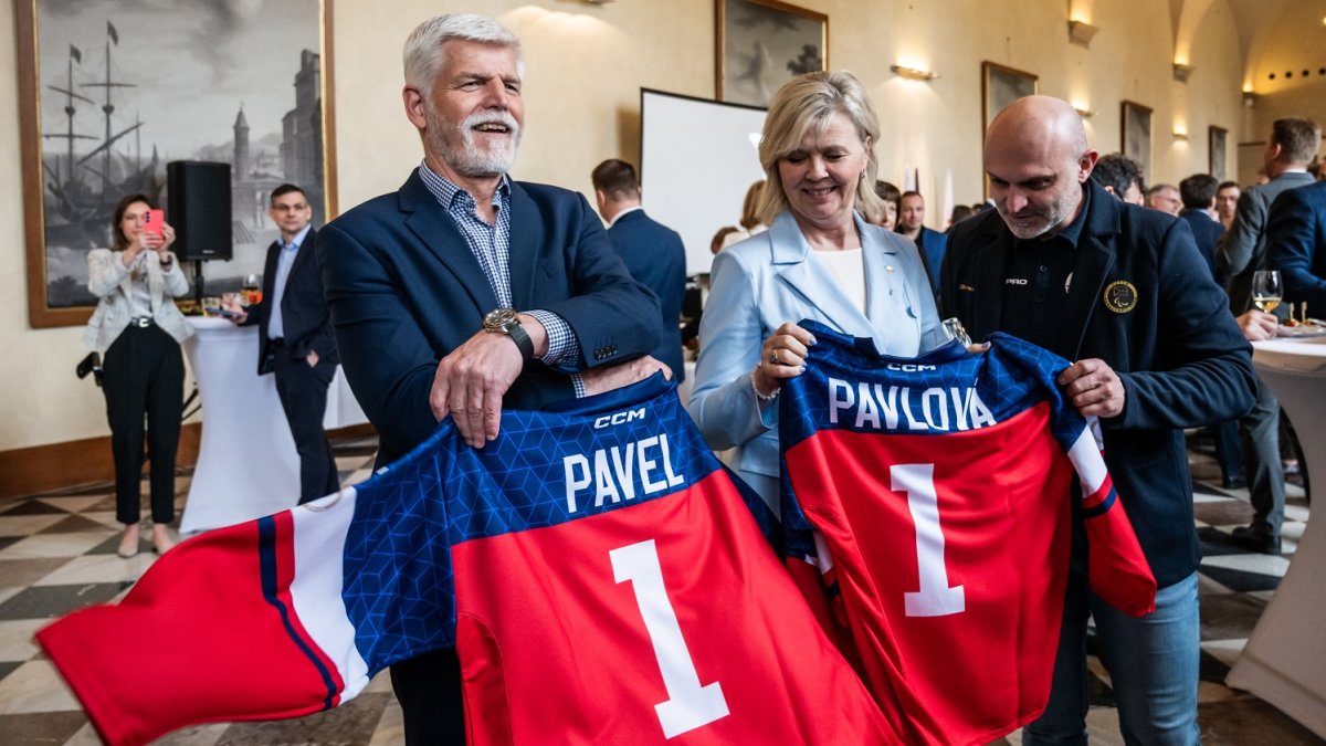 Petr Pavel přivítal olympioniky a paralympionky. (31.3.2026)
