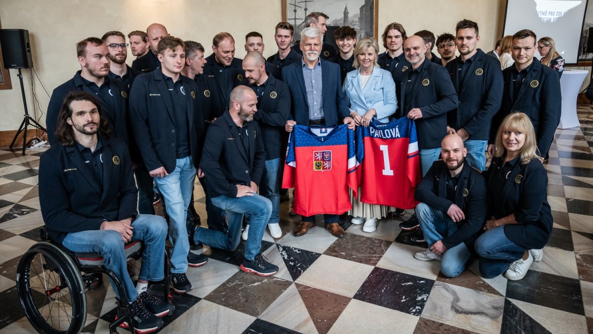 Petr Pavel přivítal olympioniky a paralympionky. (31.3.2026)