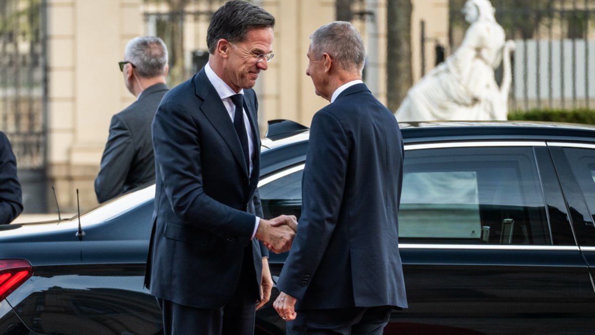 Mark Rutte a Andrej Babiš