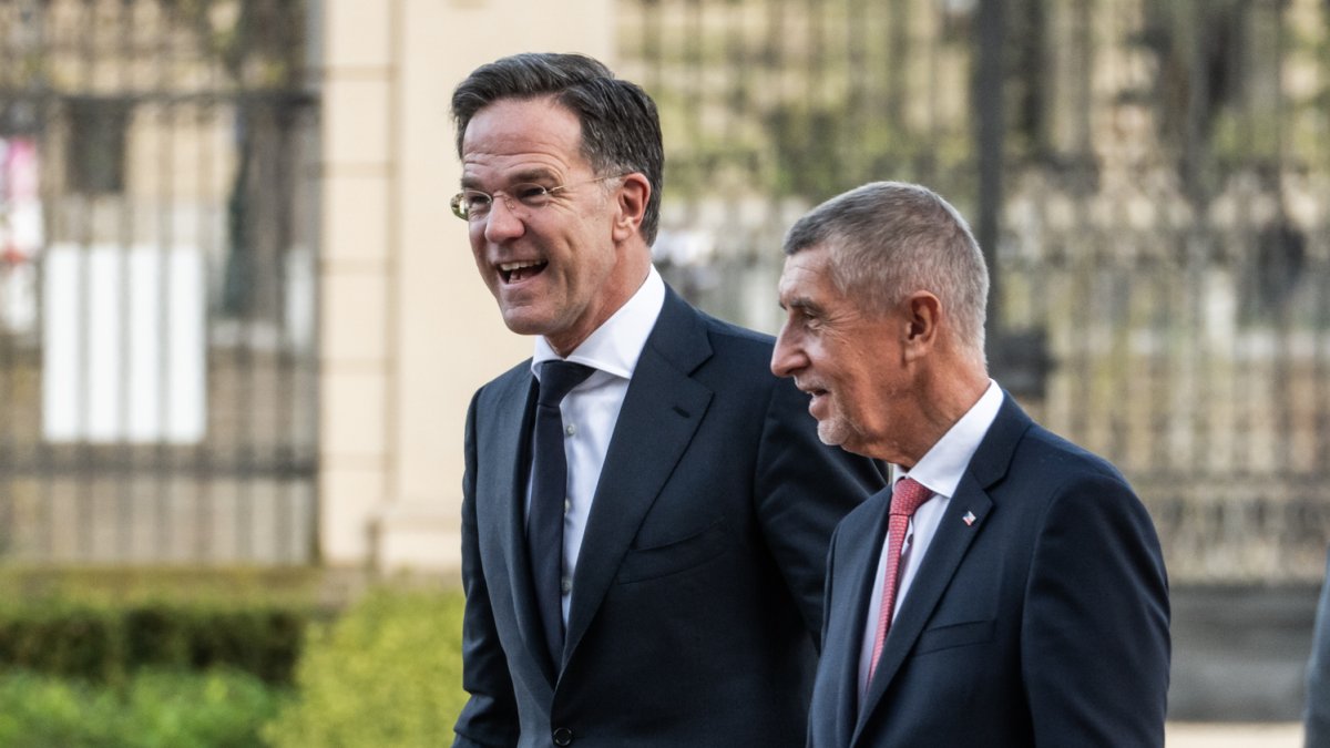 Mark Rutte a Andrej Babiš