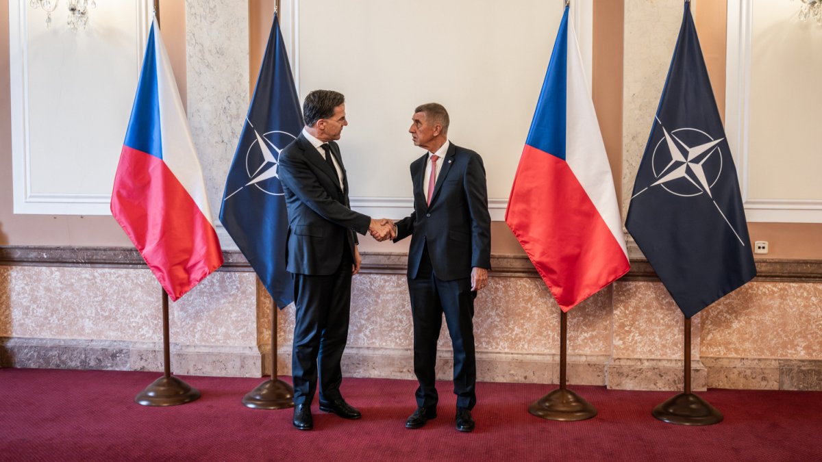 Mark Rutte a Andrej Babiš