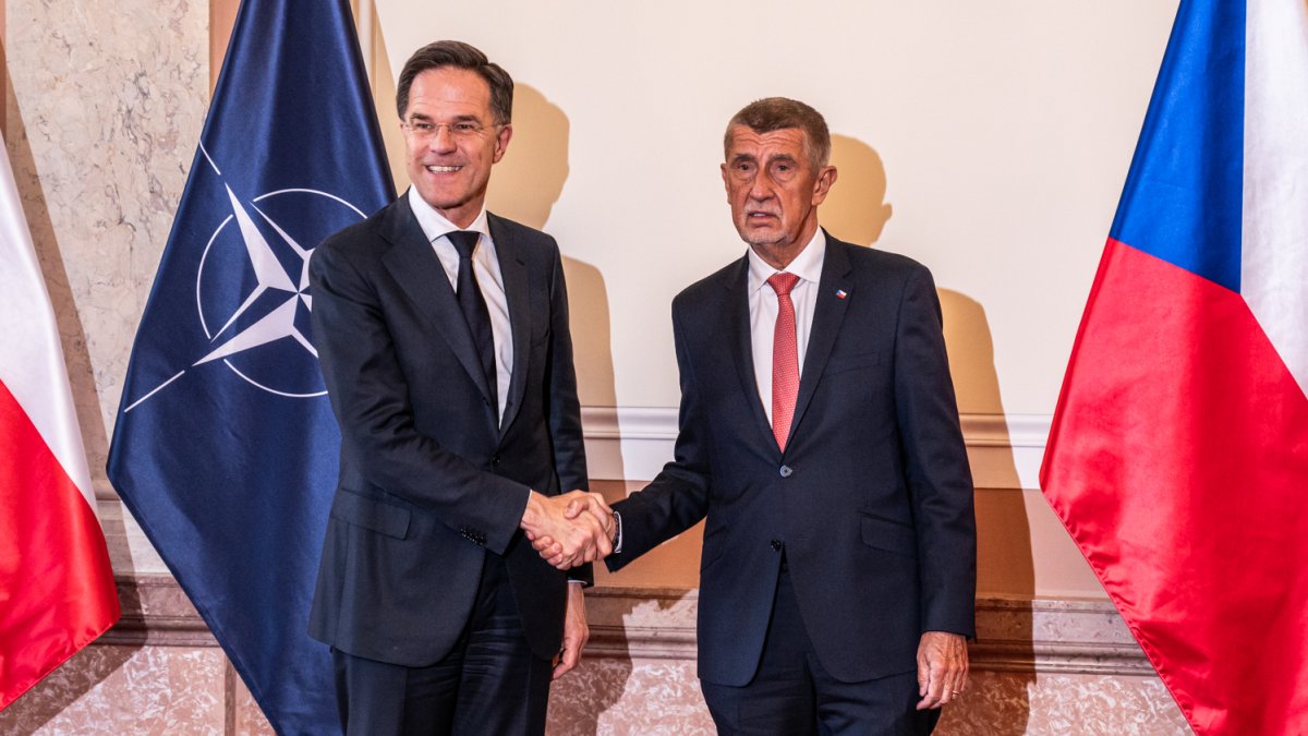 Mark Rutte a Andrej Babiš