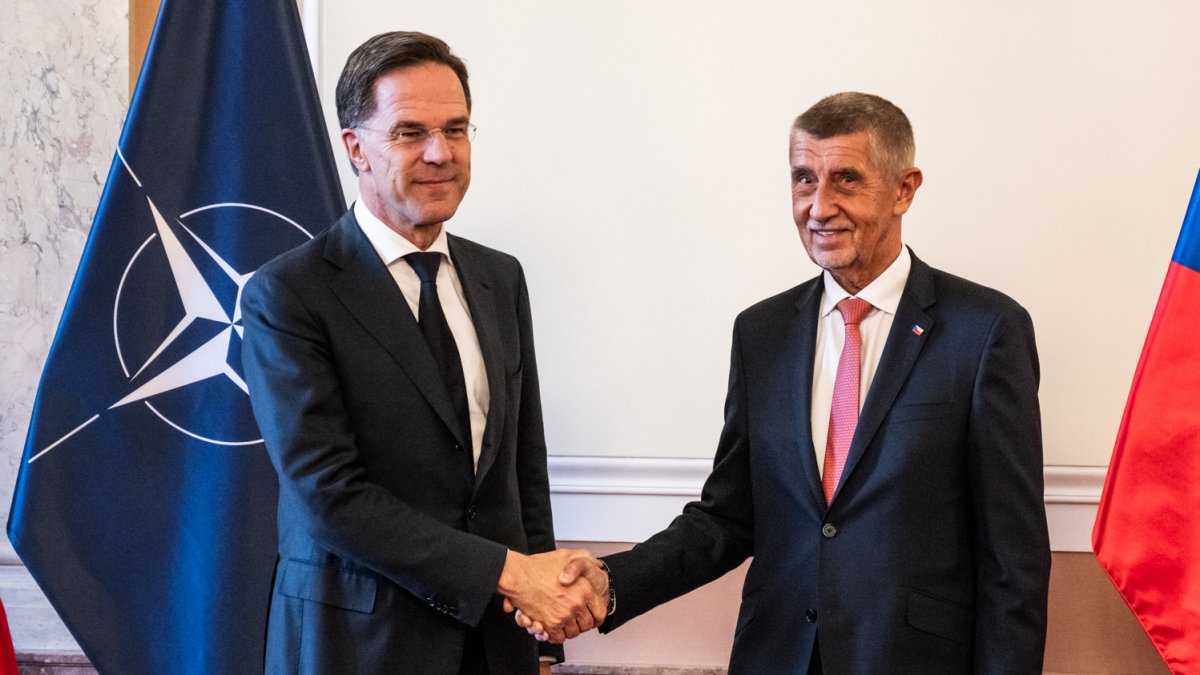 Mark Rutte a Andrej Babiš