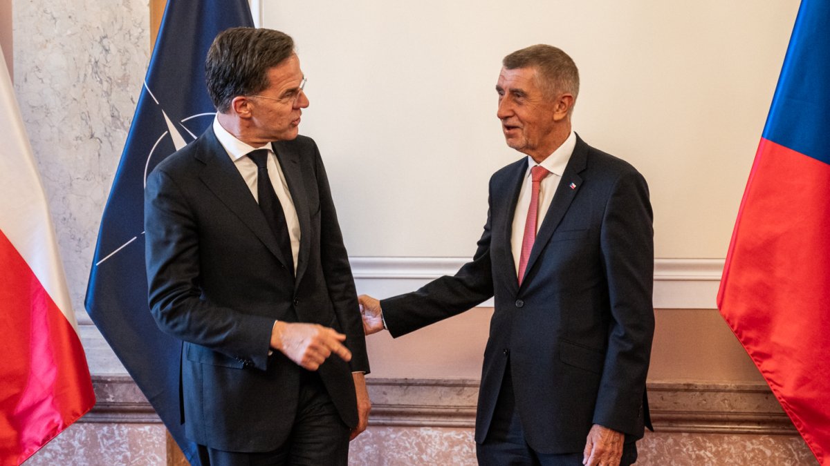 Mark Rutte a Andrej Babiš