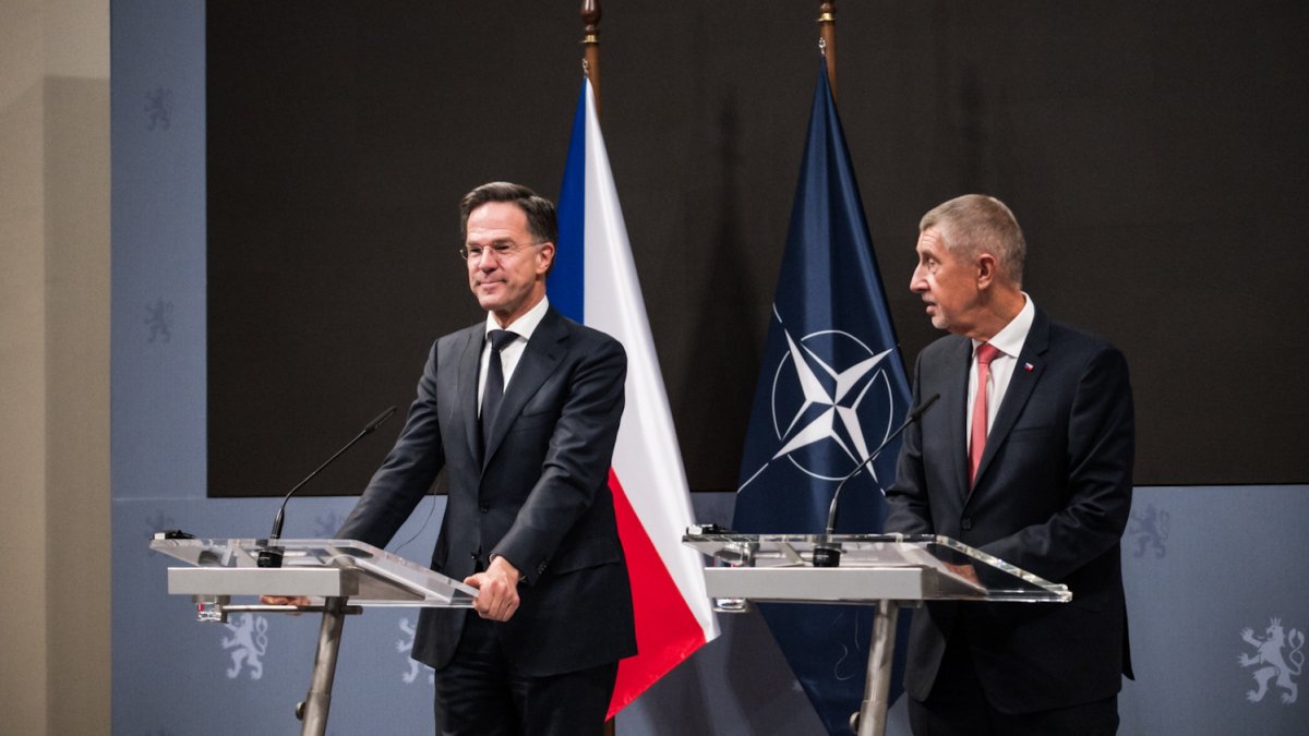 Mark Rutte a Andrej Babiš