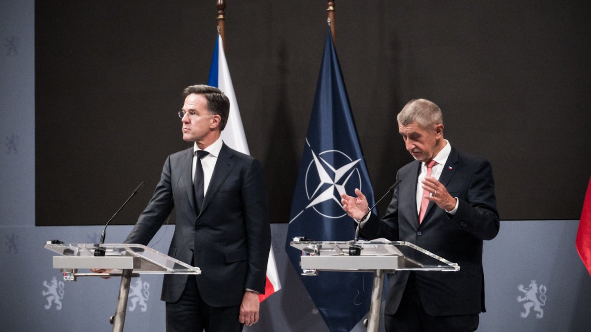 Mark Rutte a Andrej Babiš
