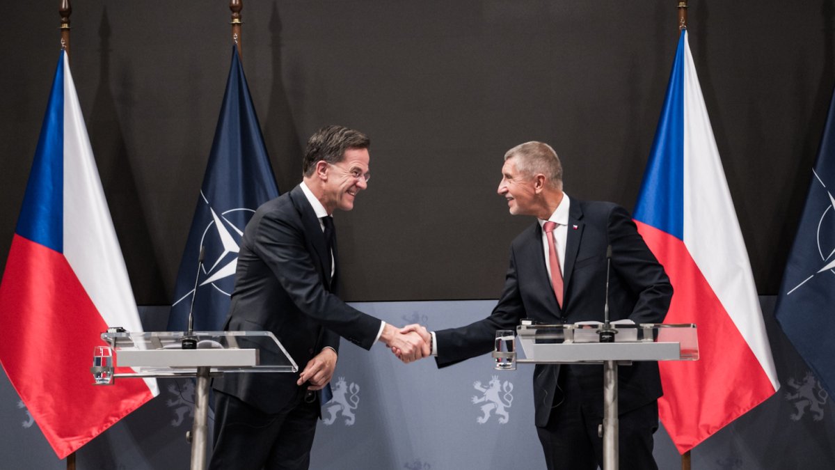 Mark Rutte a Andrej Babiš