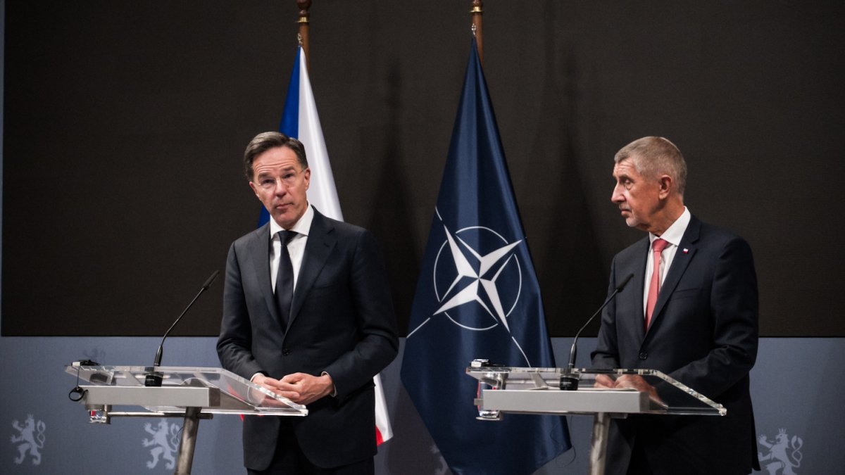 Mark Rutte a Andrej Babiš