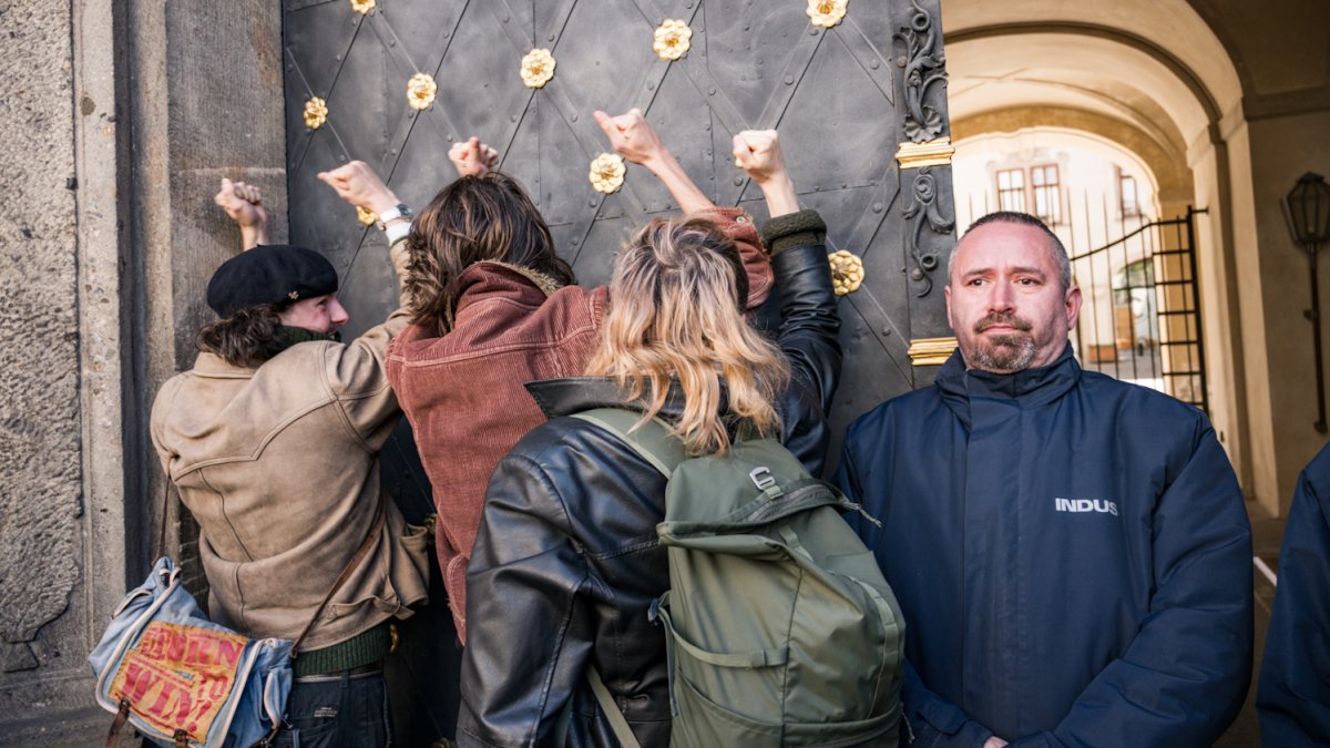 Demonstrace na podporu veřejnoprávních médií