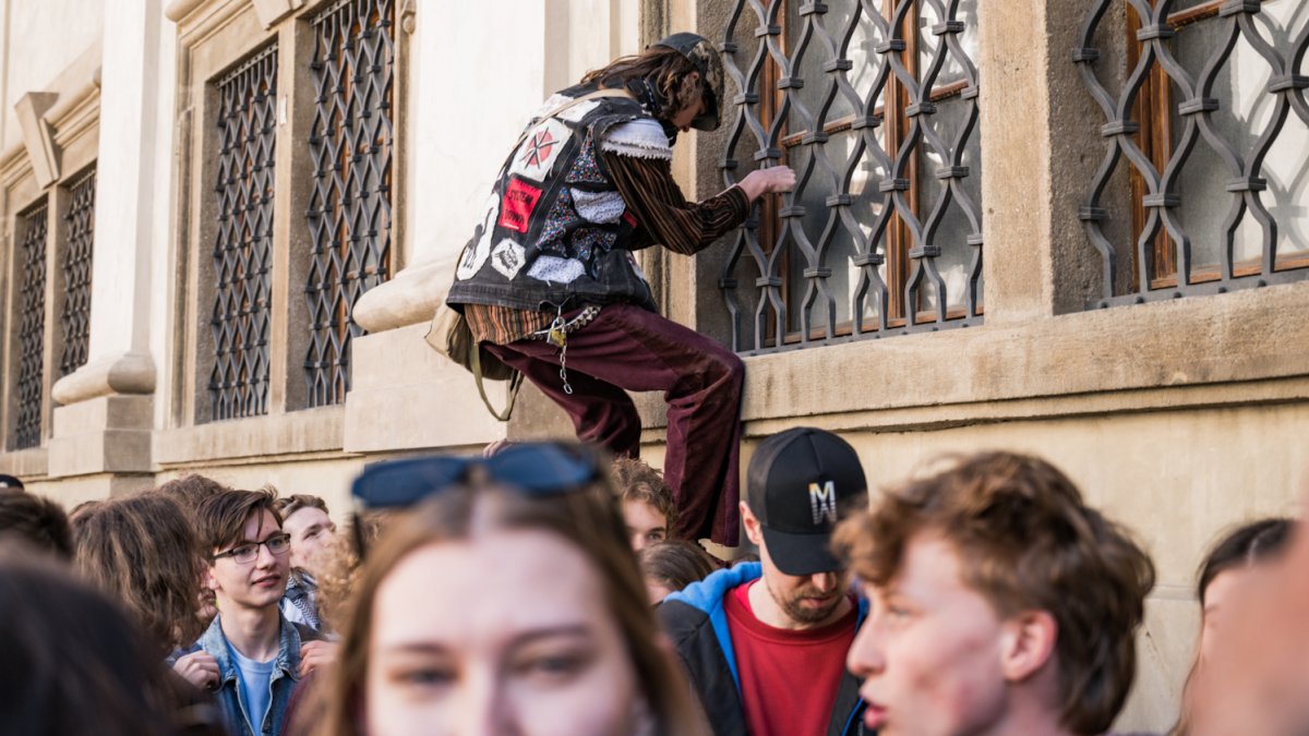 Demonstrace na podporu veřejnoprávních médií