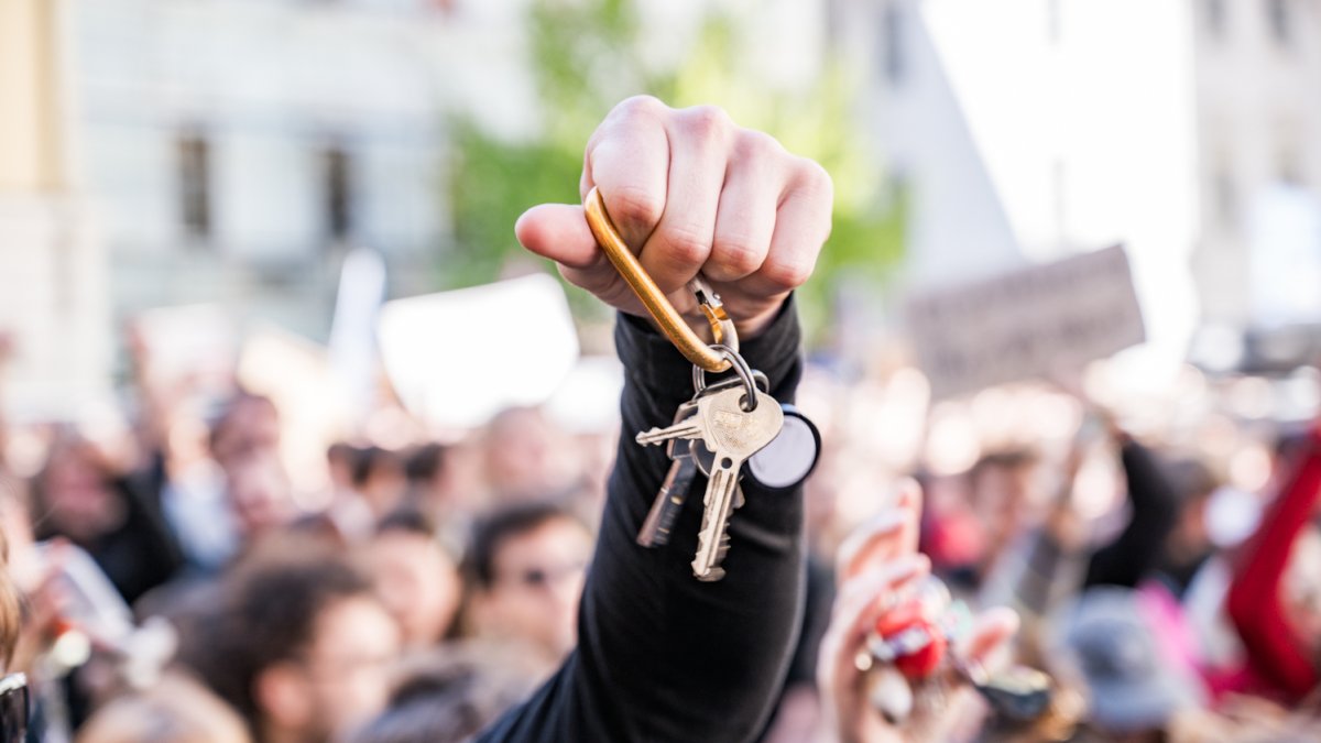 Demonstrace na podporu veřejnoprávních médií