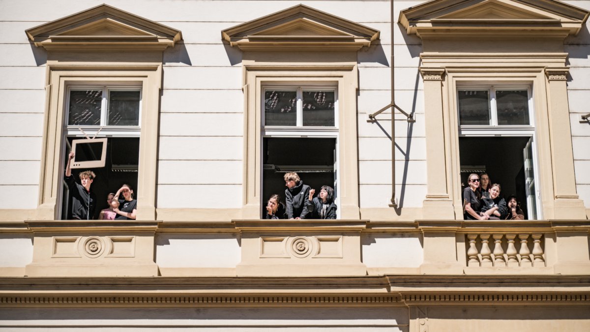 Demonstrace na podporu veřejnoprávních médií