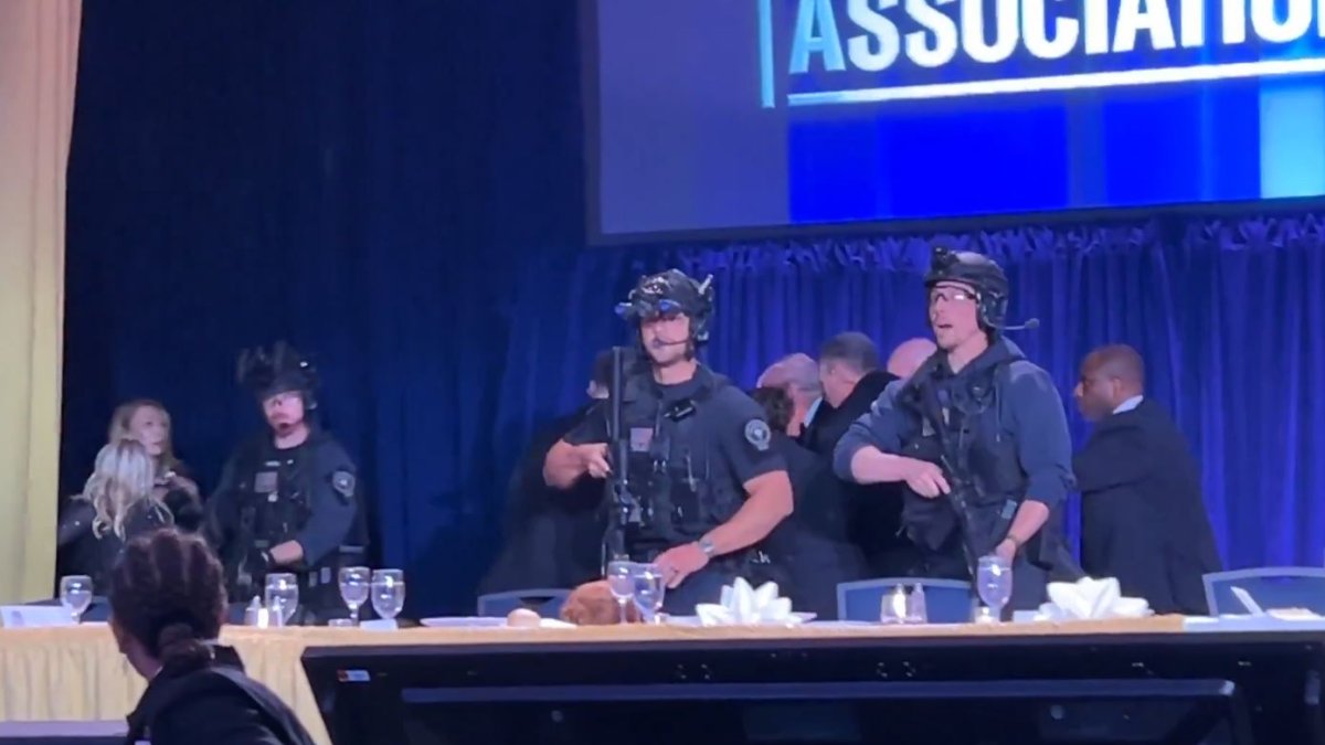 Evakuace Donalda Trumpa