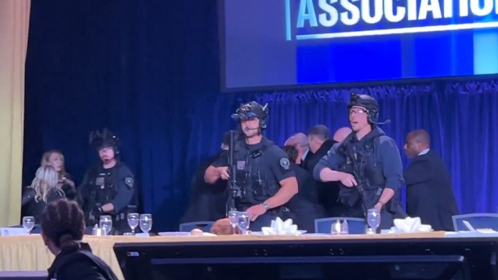 Evakuace Donalda Trumpa