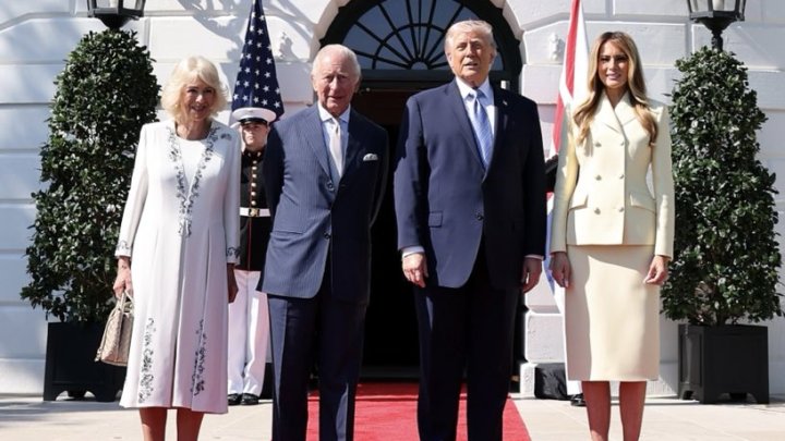 Donald Trump přivítal britský královský pár v USA. 