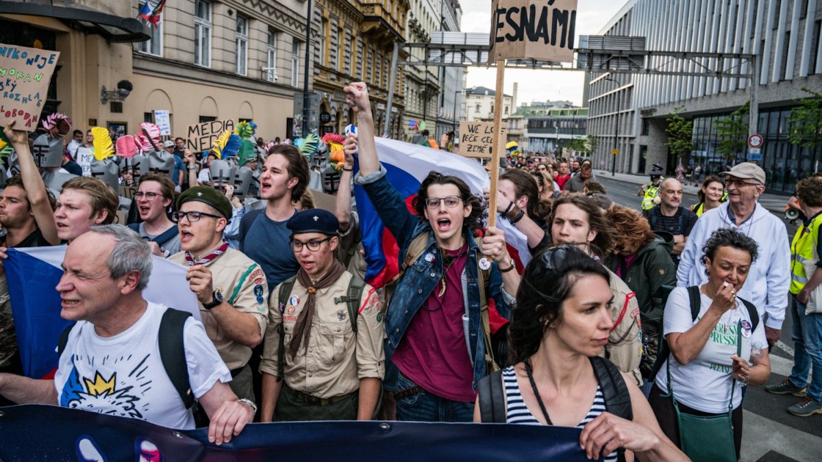 Akce s názvem „Ruce pryč od médií“