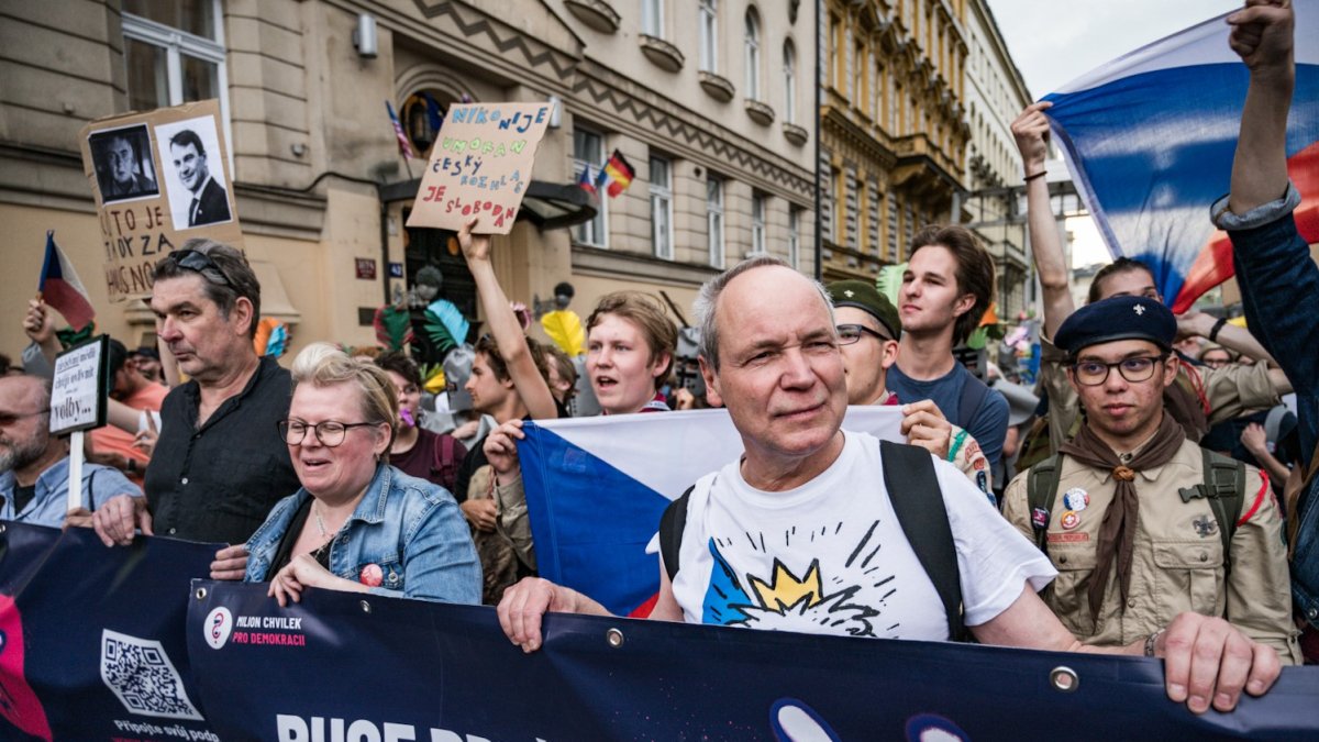 Akce s názvem „Ruce pryč od médií“