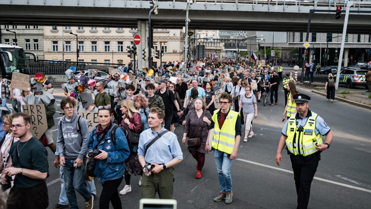 Akce s názvem „Ruce pryč od médií“