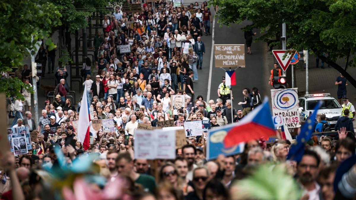 Akce s názvem „Ruce pryč od médií“
