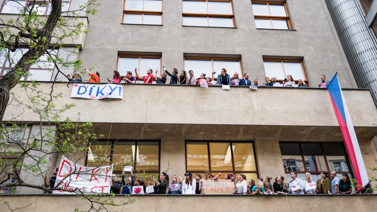 Akce s názvem „Ruce pryč od médií“