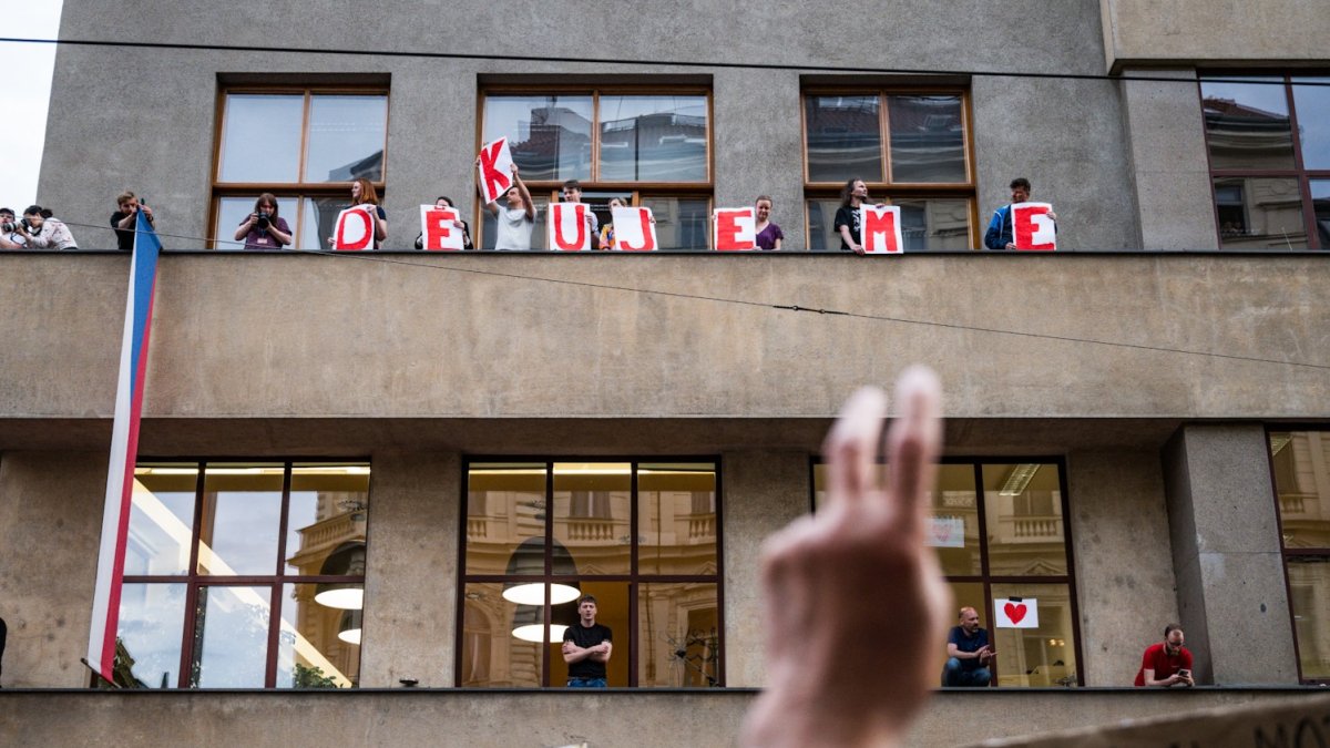 Akce s názvem „Ruce pryč od médií“