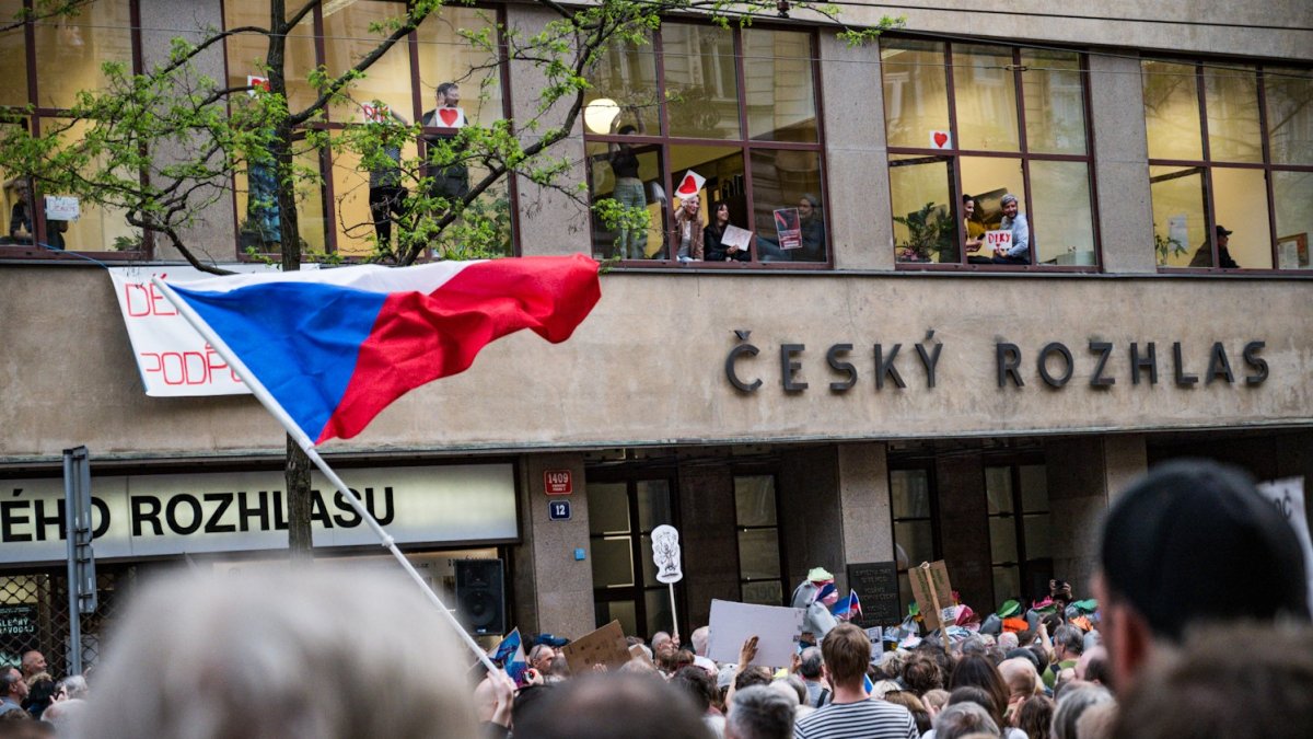 Akce s názvem „Ruce pryč od médií“