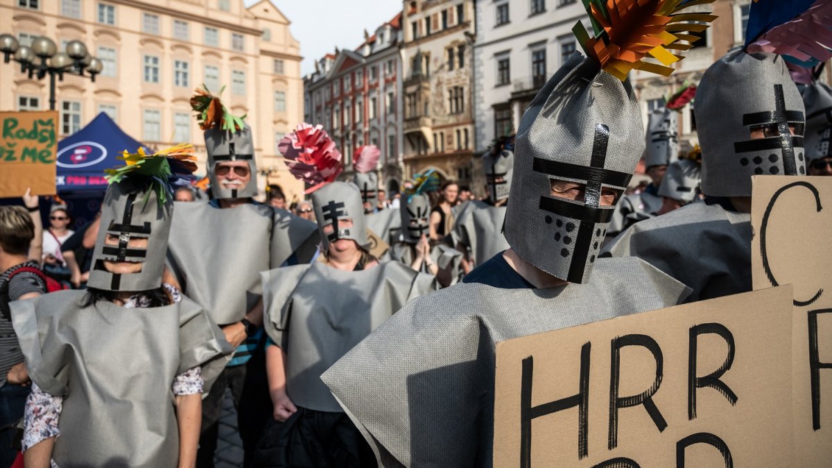 Akce s názvem „Ruce pryč od médií“