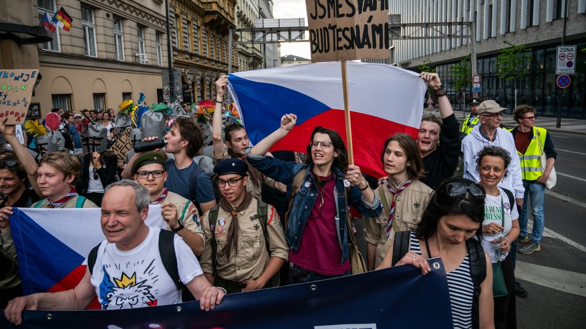 Akce s názvem „Ruce pryč od médií“