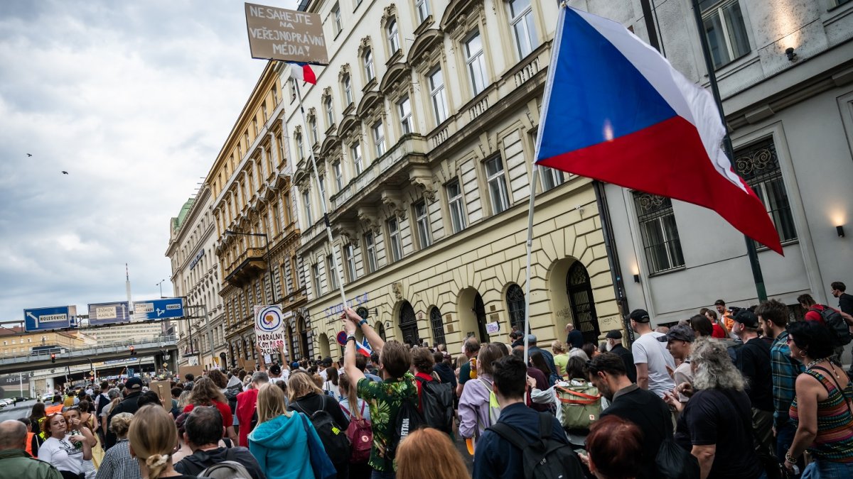 Akce s názvem „Ruce pryč od médií“