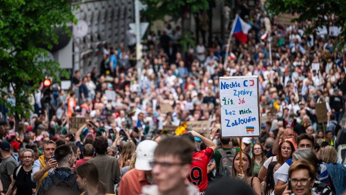 Akce s názvem „Ruce pryč od médií“
