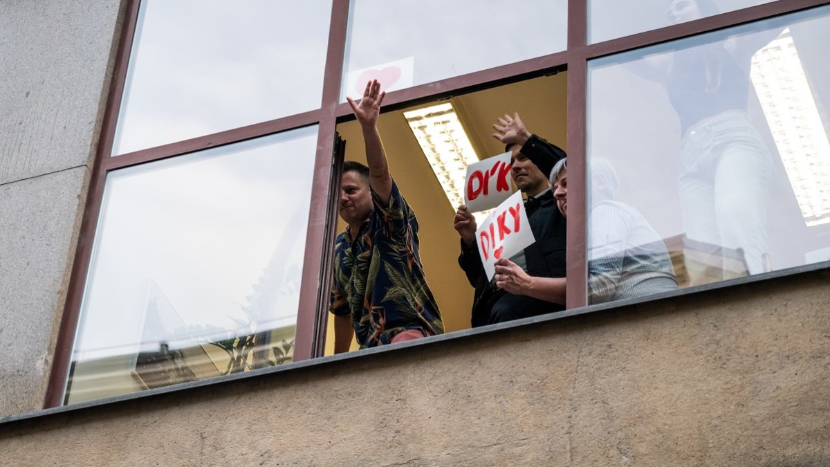Akce s názvem „Ruce pryč od médií“