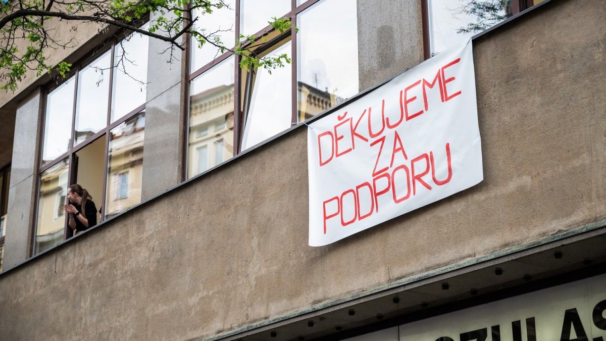 Akce s názvem „Ruce pryč od médií“