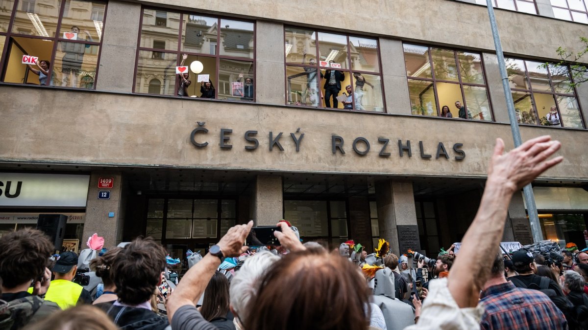 Akce s názvem „Ruce pryč od médií“