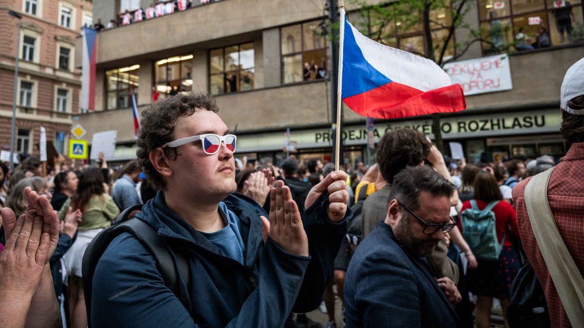 Akce s názvem „Ruce pryč od médií“