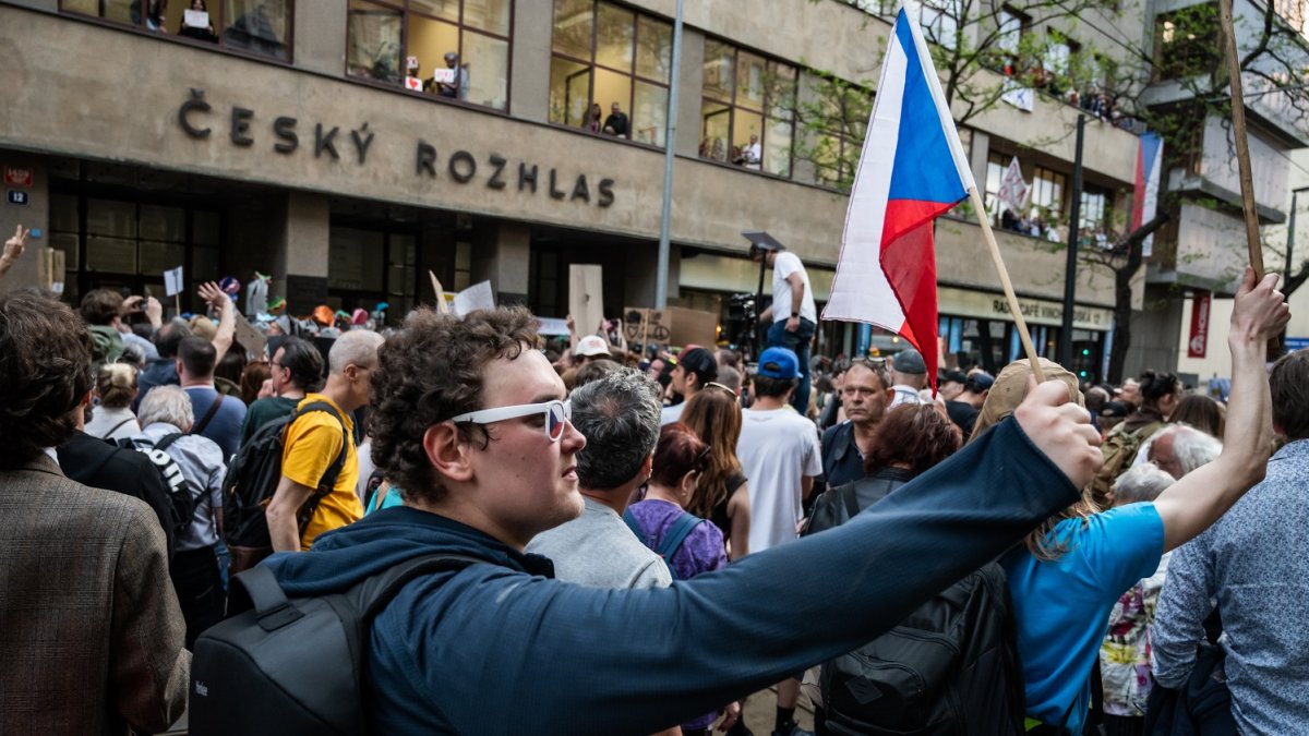 Akce s názvem „Ruce pryč od médií“