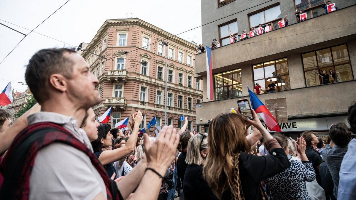 Akce s názvem „Ruce pryč od médií“
