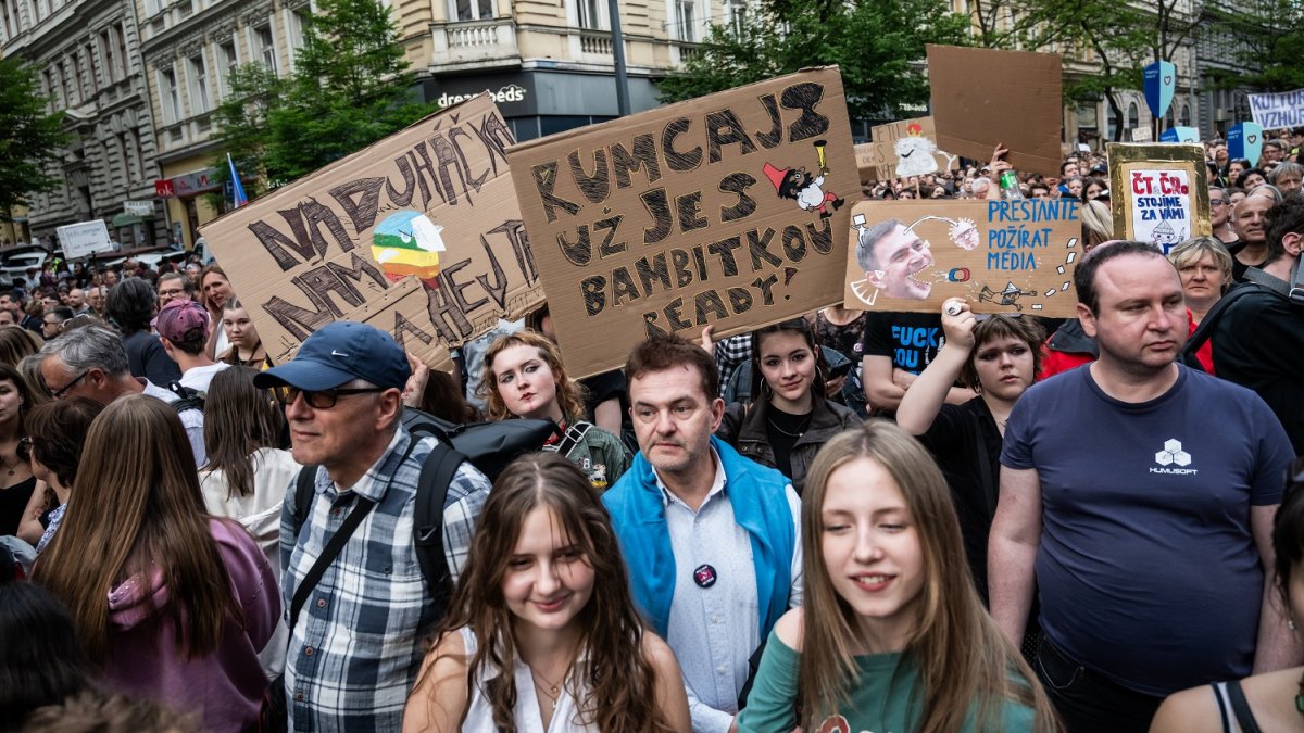 Akce s názvem „Ruce pryč od médií“