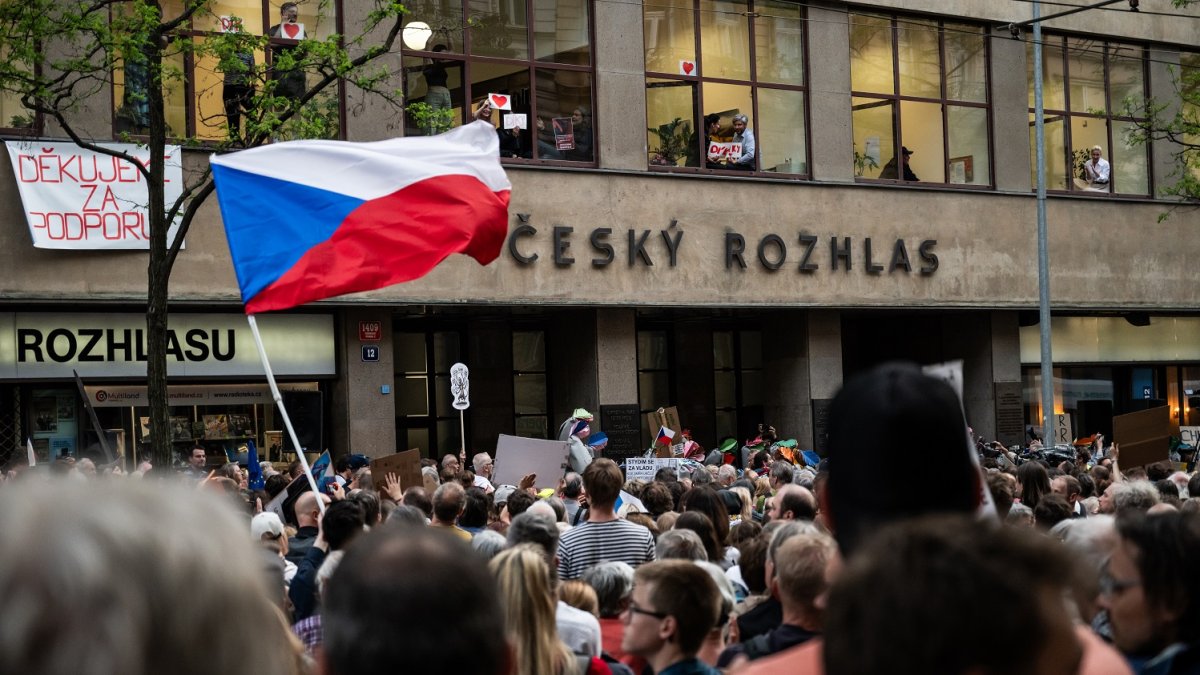 Akce s názvem „Ruce pryč od médií“