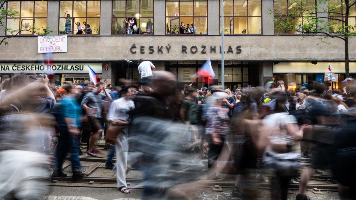 Akce s názvem „Ruce pryč od médií“