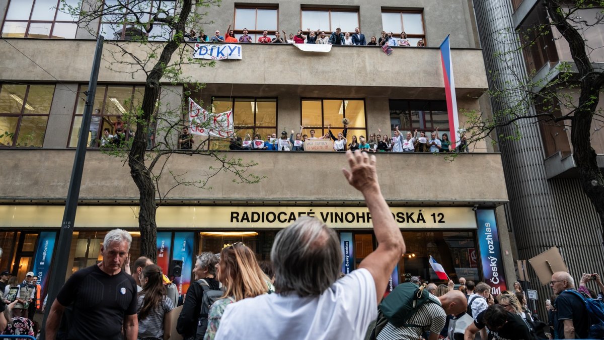Akce s názvem „Ruce pryč od médií“