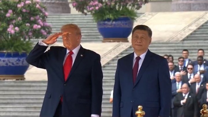 Donald Trump a Si Ťin-pching