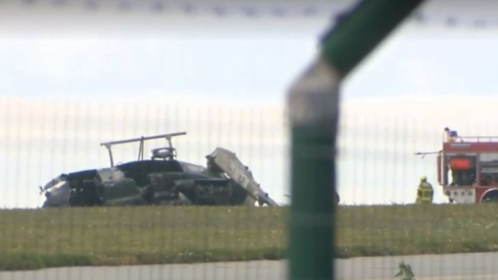 Zřícený vojenský stroj UH-1Y Venom