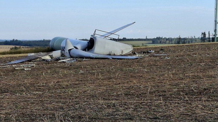 V Potštátě spadla větrná elektrárna. (20.8.2026)