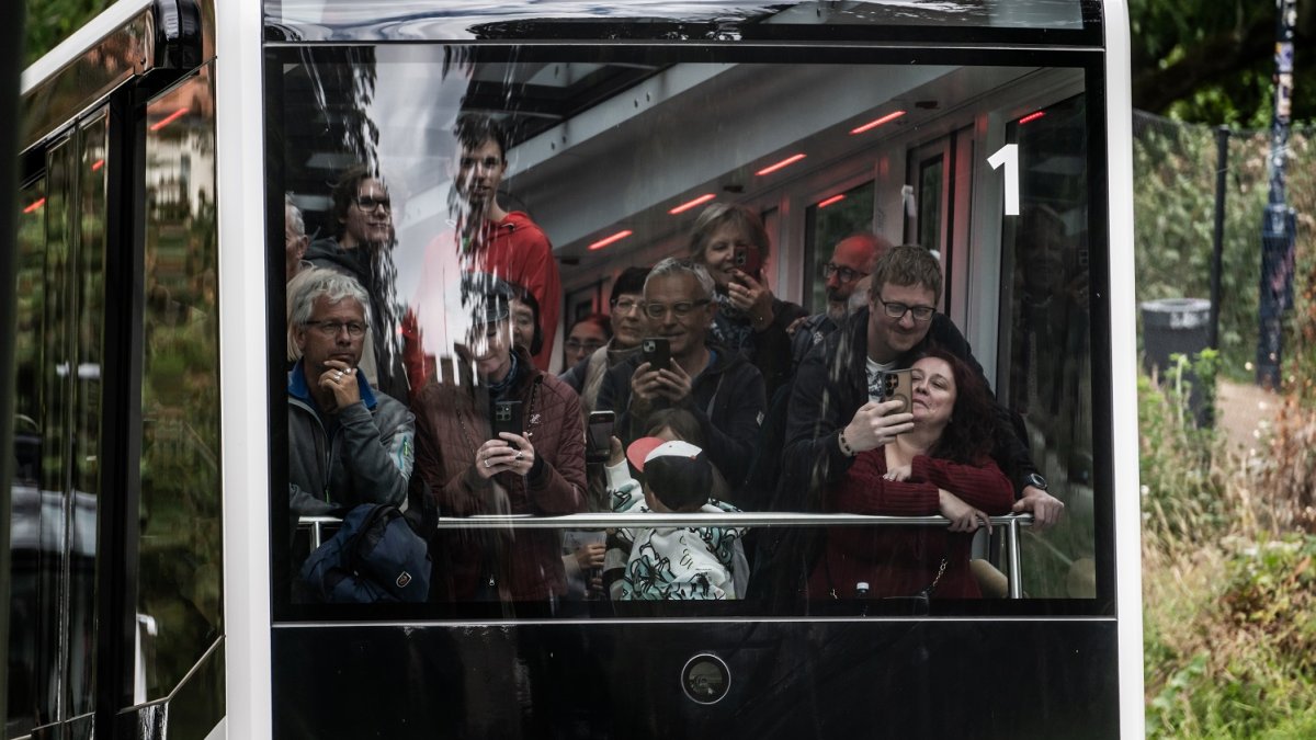 První den provozu nové lanové dráhy na pražském Petříně (22. září 2026)