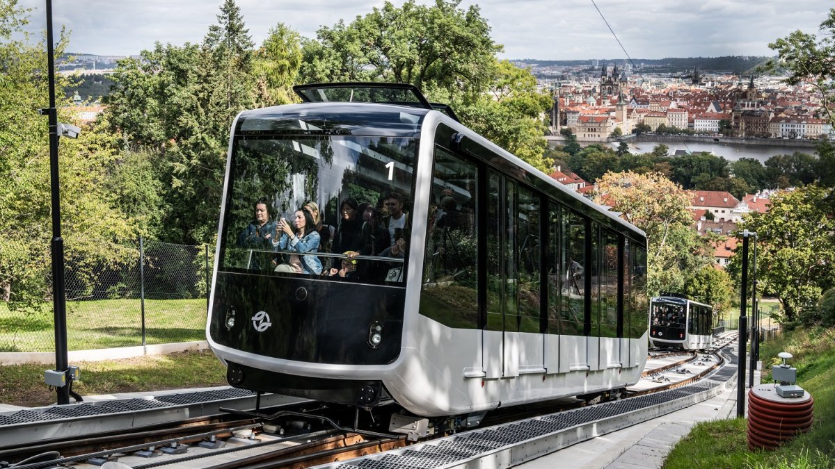 První den provozu nové lanové dráhy na pražském Petříně (22. září 2026)
